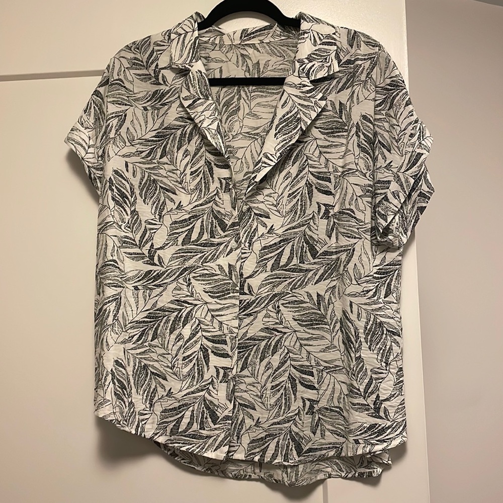 Linen half sleeve shirt